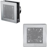 Vortice Düşük Ses Seviyesi 26.9 Db(A) Mimari Uygulama Ideal Tasarım Kesintisiz Çalışma Havalandırma Fanı Banyo Mutfak Salon Oda Agmair Agm Punto Evo Nero Black Gold Dekoratif