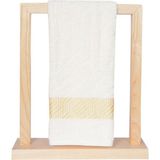 Vos Versa Bursa Varak Serisi 50x90cm %100 Pamuk Yüz Havlusu Beyaz VVHM0014 - 50 x 90 cm