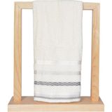 Vos Versa Bursa Varak Serisi 50X90CM %100 Pamuk Yüz Havlusu Beyaz VVHM0017 - 50 x 90 cm