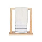 Vos Versa Bursa Varak Serisi 50x90cm %100 Pamuk Yüz Havlusu Beyaz VVHM0017
