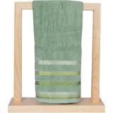 Vos Versa Bursa Varak Serisi 50X90CM %100 Pamuk Yüz Havlusu Haki Yeşil VVHM0018 - 50 x 90 cm