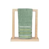 Vos Versa Bursa Varak Serisi 50x90cm %100 Pamuk Yüz Havlusu Haki Yeşil VVHM0018