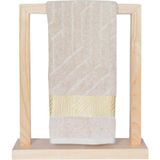 Vos Versa Bursa Varak Serisi 50X90CM %100 Pamuk Yüz Havlusu Vizon VVHM0015 - 50 x 90 cm