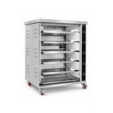 Vosco 5 Şişli Elektrikli Piliç Çevirme Fırını - 20 Tavuk Kapasiteli Profesyonel Rotisserie Fırın