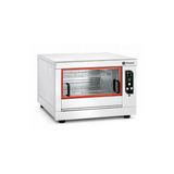 Vosco Elektrikli Piliç Çevirme Fırını - 12-16 Tavuk Kapasiteli Profesyonel Rotisserie Fırın
