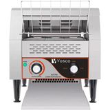Vosco Konveyörlü Ekmek Kızartma Makinesi / Endüstriyel Conveyor Toaster / Saatte 600 Dilim Kapasiteli - Gri