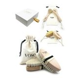 Vose 3' Lü Set Doğal At Kılı Selülit Fırçası (Lotus) + Yüz Fırçası + Tırnak Fırçası