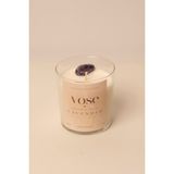 Vose Doğal Ametist Taşlı Soya Mumu Amethyst Stone – Lavender - 1