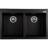 Vosh Granit Evye Grande Series Siyah 78 x 50 cm (2 Göz)