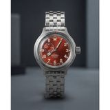 Vostok Amphibia 72093A Otomatik Mekanik Erkek Kol Saati 200 Metre Kahverengi Kadran