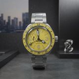 Vostok Amphibia 96074A Neptune Gmt Otomatik Mekanik Erkek Kol Saati 200 Metre Sarı Kadran - Sarı - Gümüş