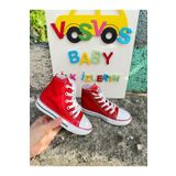 VOSVOSBABYSTORE Kırmızı Bot Sneaker (RAHAT/GENİŞ KALIPTIR)
