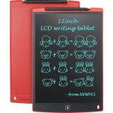 Vothoon 12 Inc Writing LCD Grafik Dijital Kalemli Çizim Tableti Yazı Tahta Not Yazma Eğitim Tableti - Kırmızı