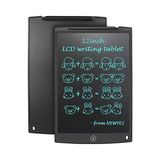 Vothoon 12 Inc Writing LCD Grafik Dijital Kalemli Çizim Tableti Yazı Tahta Not Yazma Eğitim Tableti - Siyah