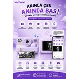 Vothoon Çocuk Anında Baskılı Fotoğraf Makinesi 16MP Dijital Kamera 1080P Video WiFi Telefon Destekli