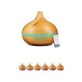 Vothoon Hava Nemlendirici 7 LED Işıklı Aromatik Oda Kokusu 550 ml Kahve Aroma Difüzörü Buhar Makina