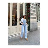 Vovikon KN Bahçıvan Ön Cepli Askılı Bol Paça Kadın Denim Tulum