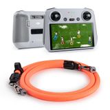 VOVMOEYA DJI RC/RC 2 Denetleyici için İp, Drone Omuz Askısı/Mini 5 Pro/Mini 4 Pro/Mavic 4/Mavic 3 Uzaktan Kumanda Aksesuarları için Boyun Askısı - Turuncu