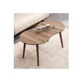 VOVVAHOME MOON MDF AHŞAP ORTA SEHPA - CEVİZ