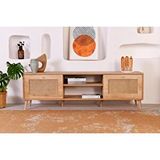 Vow Home Living Calvin Hazeran Tv Ünitesi, 180 Cm Meşe