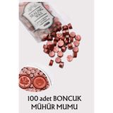 Vox Art Boncuk Mühür Mumu 100 Adet Metalik Vişne