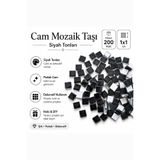 Vox Art Cam Mozaik Taşı 1*1cm 200 Adet Karışık Renkler - Siyah