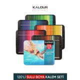 Vox Art Kalour 120'li Sulu boya Kalem Seti - Metal Kutu