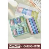 Vox Art Monet Pastel Highlighter Fosforlu Kalem Seti 4'lü Yeşil Renkli Yüksek Kalite Kalemler - Pastel Fosforlu Kalem