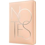 Vox Art Notes Minimalist Soft Pu Deri Not Defteri 14*21CM, 100GR Çizgili 192 Sayfa - Pembe