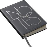 Vox Art Notes Minimalist Soft Pu Deri Not Defteri 14*21CM, 100GR Çizgili 192 Sayfa - Siyah