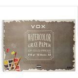 Vox Art Suluboya Sketch Defter A3 315GR 12 Yaprak Grey Gri - Karışık-Çok Renkli - standart