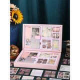 Vox Art Van Gogh - Monet - Journal Defter Hediye Seti - Toz Pembe - 30x40 - sert kapak