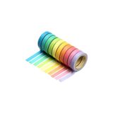 Vox Art Washi Dekor Bant Seti -10 'lu Mix Renkler