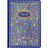 Vox Art William Morris Journal Not Defteri, 14*21CM 256 Sayfa, 100GR Desenli Kağıtlar - Lacivert - sert kapak