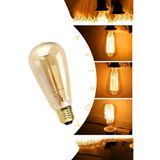 Voxify Dekoratif Retro Rustik Ampül E27 Standart Duy 220v Avize Aplik Ev Cafe Aplik Abajur Tavan Ampülü