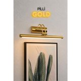 Voxify Pilli Parlak Gold Gün Işığı Duvar Apliği Banyo Aydınlatma Ayna Üstü Led Tablo Aplik A+ Loş Işık 3000K