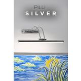 Voxify Pilli Silver Beyaz Işık Duvar Apliği Banyo Aydınlatma Ayna Üstü Led Tablo Aplik A+ Loş Işık 6500K