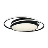 Voxlamp Birmingham Salto Plafonyer Led Avize 58*50cm 93 Watt Mat Siyah