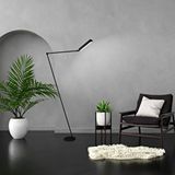 Voxlamp Led Lambader Energetic 137 Cm 14 Watt Mat Siyah