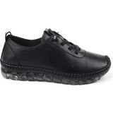 Voyager 9050Y Kadın Siyah Nata (36-41) Deri Casual Ayakkabı