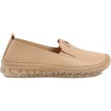 Voyager 9059 Kadın Bej Nata (36-41) Deri Casual Ayakkabı