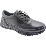 Voyager 9407 Hakiki Deri Ortopedik Kadın Ayakkabı - Siyah - 36