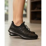 Voyager 9733 Kadın Siyah Nata (36-40) Deri Comfort Ayakkabı