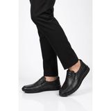 Voyager Erkek Siyah Hakiki Deri Hafızalı Rahat Taban Şık Smart Casual Ayakkabı Loafer M741 M