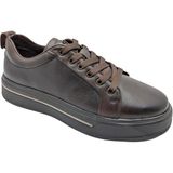 Voyager - M054 | Erkek Ortopedik Hakiki Deri Casual Ayakkabı - Kahverengi - 43