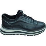 Voyager M084 Erkek Siyah Nata (40-44) Deri Günlük Spor Ayakkabı
