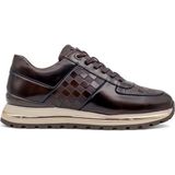 Voyager M157 Erkek Hakiki Deri Sneaker Ayakkabı - Taba