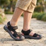 Voyager Önü Kapalı Erkek Rahat Hafif Kaydırmaz Taban Outdoor Sandalet E337 - Siyah