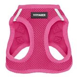 Voyager Step-in Air Dog Harness - Best Pet Supplies tarafından Küçük ve Orta Boy Köpekler için Tüm Hava Koşullarına Uygun Örgü Adım Yeleği - Koşum Takımı (Fuşya), XX-Small