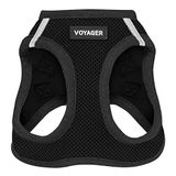 Voyager Step-In Air Dog Harness - Best Pet Supplies tarafından Küçük ve Orta Boy Köpekler için Tüm Hava Koşullarına Uygun Örgü Adım Yeleği - Siyah, XXS